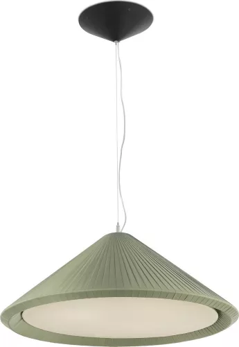 függesztett lámpa zöld színű vázzal és fém testtel beltéri használatra faro-20122 - moretti.hu