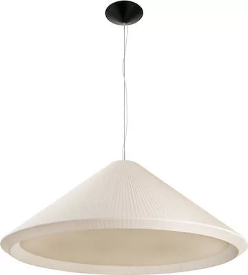 függesztett lámpa bézs színű vázzal és fém testtel beltéri használatra faro-20124 - moretti.hu
