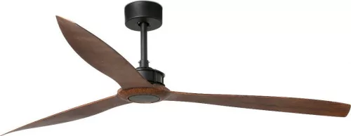 ventilátoros lámpa fekete színű vázzal és fém testtel beltéri használatra faro-33430 - moretti.hu