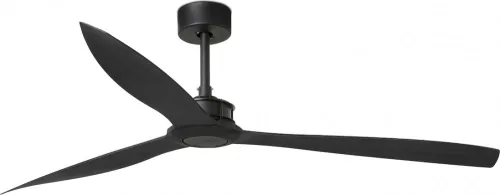 ventilátoros lámpa fekete színű vázzal és fém testtel beltéri használatra faro-33432 - moretti.hu