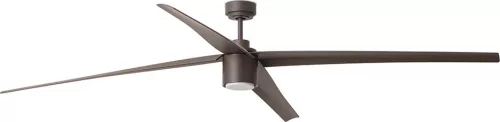 ventilátoros lámpa barna színű vázzal és fém testtel beltéri használatra faro-33495 - moretti.hu