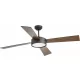 ventilátoros lámpa fekete színű vázzal és fém testtel beltéri használatra faro-33725 - moretti.hu
