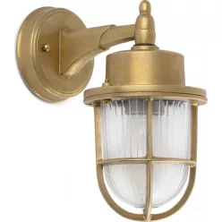 kültéri fali lámpa bronz színű vázzal és bronz testtel kerti használatra faro-70992 - moretti.hu