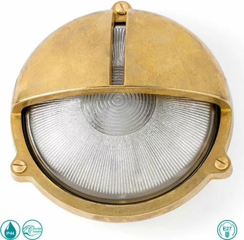 kültéri fali lámpa bronz színű vázzal és bronz testtel kerti használatra faro-70996 - moretti.hu