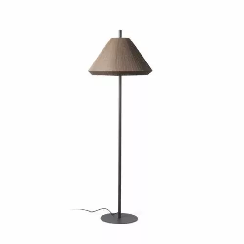 kültéri állólámpa barna színű vázzal és fém testtel kerti használatra faro-71569-06 - moretti.hu