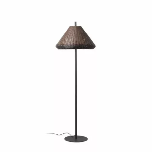 állólámpa barna színű vázzal és fém testtel beltéri használatra faro-71569-07 - moretti.hu