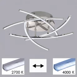   Fischer&Honsel Cross TW 20108 Plafonlámpa 5x4.5W/LED 2700K 2700 lm IP20