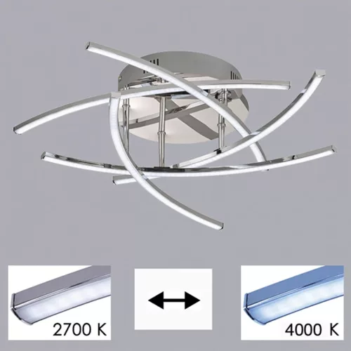 Fischer&Honsel Cross TW 20108 Plafonlámpa 5x4.5W/LED 2700K 2700 lm IP20