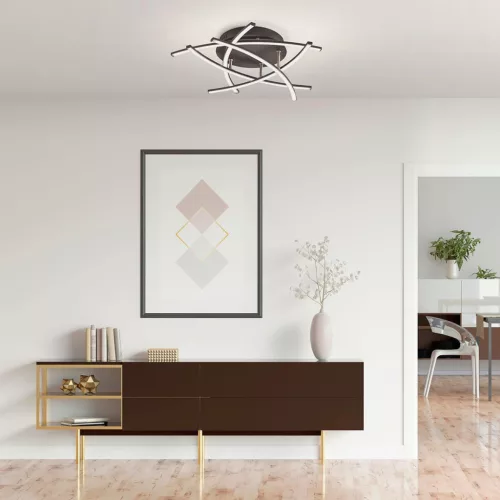 Fischer&Honsel Cross TW 20896 Plafonlámpa 5x4.5W/LED 2700K 2700 lm IP20