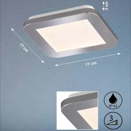 Fischer&Honsel Gotland 21231 Süllyesztett mennyezeti lámpa 1x8.5W/LED 3000K 1100 lm IP44