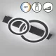 Fischer&Honsel Circle 21432 Süllyesztett mennyezeti lámpa 1x20W/LED 2700K 3100 lm IP20