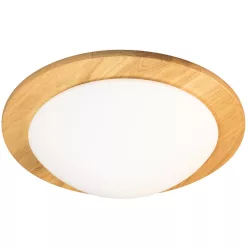 Fischer&Honsel SHINE-WOOD 21489 Plafonlámpa 2x40w/e27 ip20