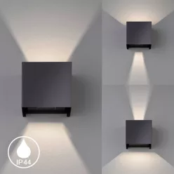   Fischer&Honsel Wall 30259 Fali lámpa 2x3W/LED 3000K 620 lm IP44