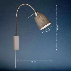 Fischer&Honsel Wolke 30323 Fali lámpa 1x10W/E14 IP20