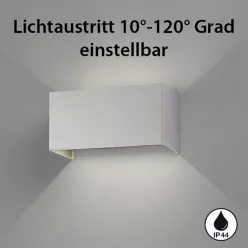   Fischer&Honsel Wallo 30518 Fali lámpa 4x3W/LED 3000K 1300 lm IP44
