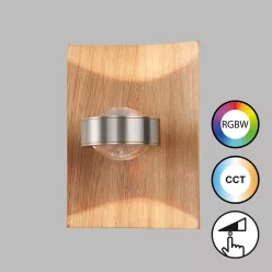   Fischer&Honsel SHINE-WOOD 30542 Fali lámpa 1x9W/LED 2700K 900 lm IP20