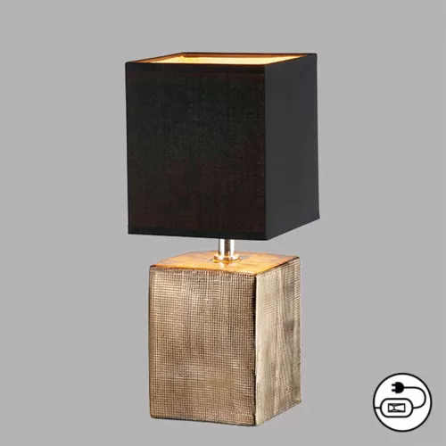 Fischer&Honsel Ouro 50668 Asztali lámpa 1x25W/E14 IP20
