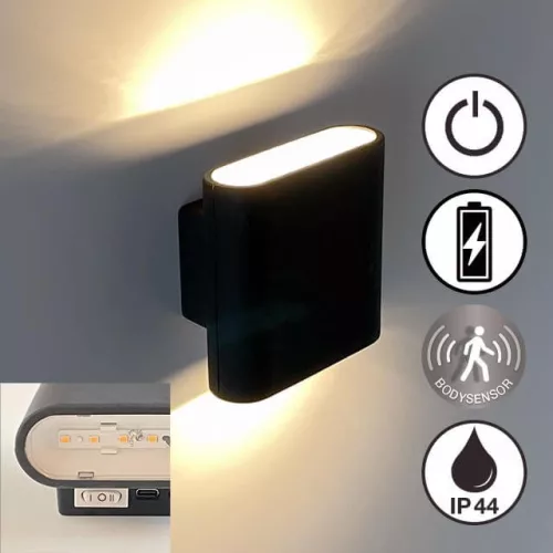 Fisher&Honsel Magnetics 830043 Kültéri Fali Lámpa 2x1W/LED 3000K 270lm IP44