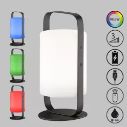   Fisher&Honsel Casoli 850184 Asztali lámpa 2x0.4W/LED RGBW 41lm IP44