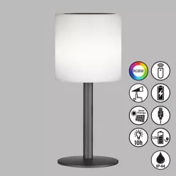   Fisher&Honsel Lesina 850325 Asztali lámpa 2x0.5W/LED RGBW 40lm IP44