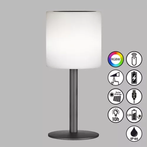Fisher&Honsel Lesina 850325 Asztali lámpa 2x0.5W/LED RGBW 40lm IP44