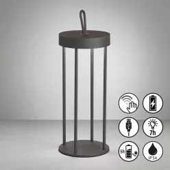   Fisher&Honsel Kante 850333 Asztali lámpa 1x3W/LED 3000K 290lm IP54