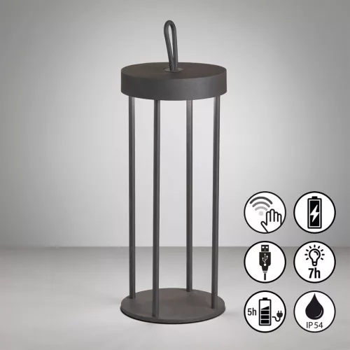 Fisher&Honsel Kante 850333 Asztali lámpa 1x3W/LED 3000K 290lm IP54