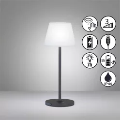   Fisher&Honsel Flus 850334 Asztali lámpa 1x1.5W/LED 3000K 210lm IP44