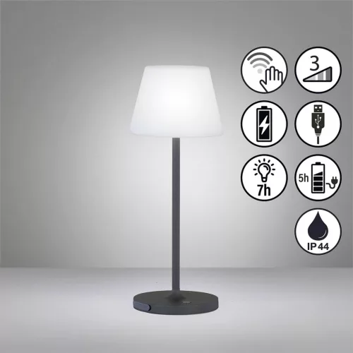 Fisher&Honsel Flus 850334 Asztali lámpa 1x1.5W/LED 3000K 210lm IP44