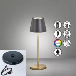   Fisher&Honsel Cosenza 850338 Asztali lámpa 2x2W/LED RGBW 180lm IP44