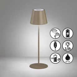   Fisher&Honsel Cosenza 850353 Asztali lámpa 2x2W/LED RGBW 270lm IP44