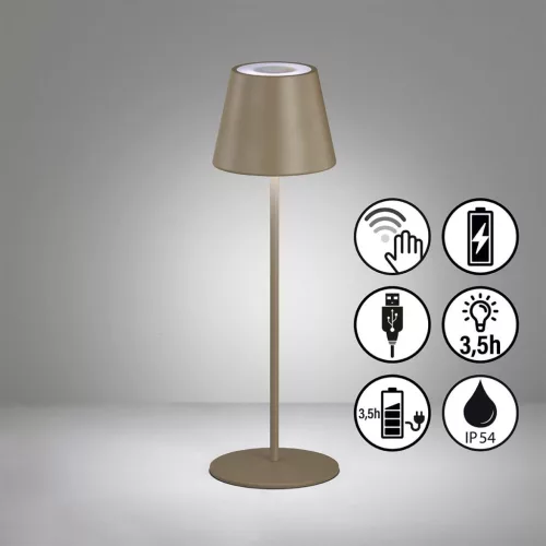 Fisher&Honsel Cosenza 850353 Asztali lámpa 2x2W/LED RGBW 270lm IP44