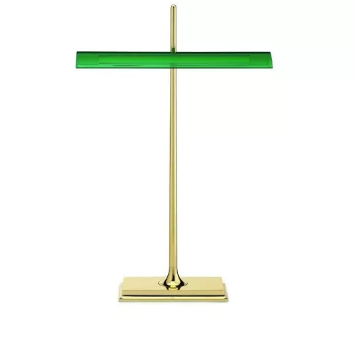 éjjeli lámpa arany színű vázzal és fém testtel beltéri használatra flos-f3440044 - moretti.hu