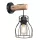 fali lámpa fekete színű vázzal és fém testtel beltéri használatra globo-15326nw - moretti.hu