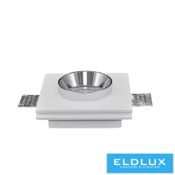   UNIVERSO Gipsz süllyesztett spot lámpatest 1xGU10 Max.35w 100x100x38mm IP20 fehér