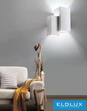 UNIVERSO Gipsz fali lámpa 3xG9 170x100x240mm IP20 fehér