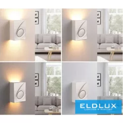 UNIVERSO Gipsz fali lámpa 2xG9 275x155mm IP20 fehér 