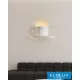 UNIVERSO Gipsz fali lámpa 1xG9 275x135x145mm IP20 fehér 