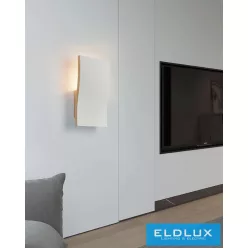 UNIVERSO Gipsz fali lámpa 1xE14 295x170x70mm IP20 fehér 