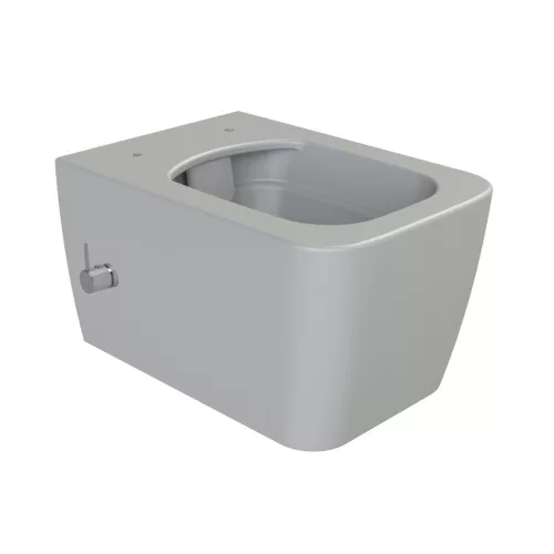 CeraStyle HERA fali WC - MATT SZÜRKE - BEÉPÍTETT bidé funkcióval - perem nélküli