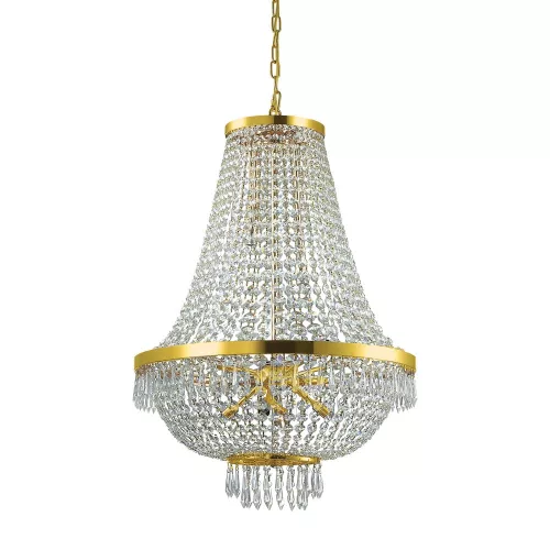 függesztett lámpa arany színű vázzal és fém testtel beltéri használatra ideal-lux-114743 - moretti.hu