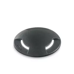 kültéri talajba süllyeszthető lámpa fekete színű vázzal és gyanta testtel kerti használatra ideal-lux-120362 - moretti.hu