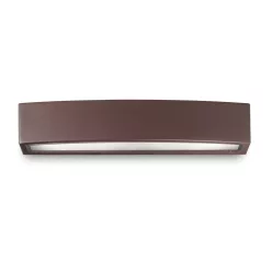 kültéri fali lámpa kávé színű vázzal és fém testtel kerti használatra ideal-lux-163550 - moretti.hu