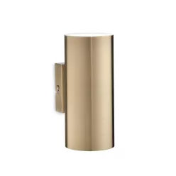 fali lámpa bronz színű vázzal és fém testtel beltéri használatra ideal-lux-164823 - moretti.hu