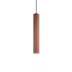 függesztett lámpa réz színű vázzal és fém testtel beltéri használatra ideal-lux-170589 - moretti.hu