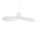 függesztett lámpa fehér színű vázzal és szövet testtel beltéri használatra ideal-lux-174396 - moretti.hu