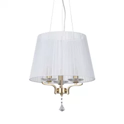 függesztett lámpa arany színű vázzal és fém testtel beltéri használatra ideal-lux-197715 - moretti.hu
