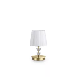 éjjeli lámpa arany színű vázzal és fém testtel beltéri használatra ideal-lux-197753 - moretti.hu