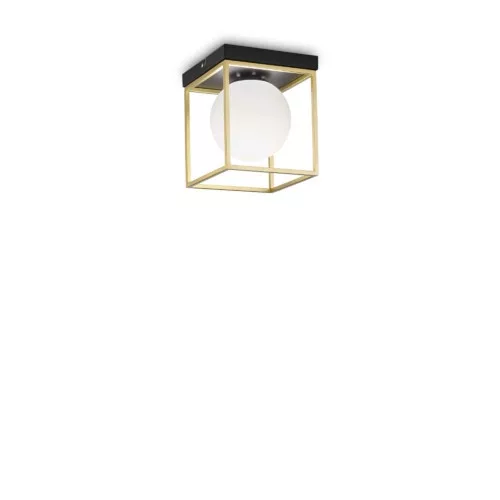 mennyezeti lámpa bronz színű vázzal és fém testtel beltéri használatra ideal-lux-198132 - moretti.hu