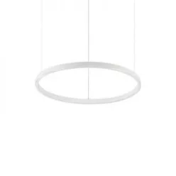 függesztett lámpa fehér színű vázzal és fém testtel beltéri használatra ideal-lux-229461 - moretti.hu